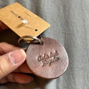 RARE Brandy Melville Cute But Psycho Leather Keychain